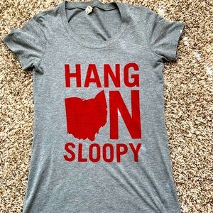 Ohio State- Hang On Sloopy tee, size small